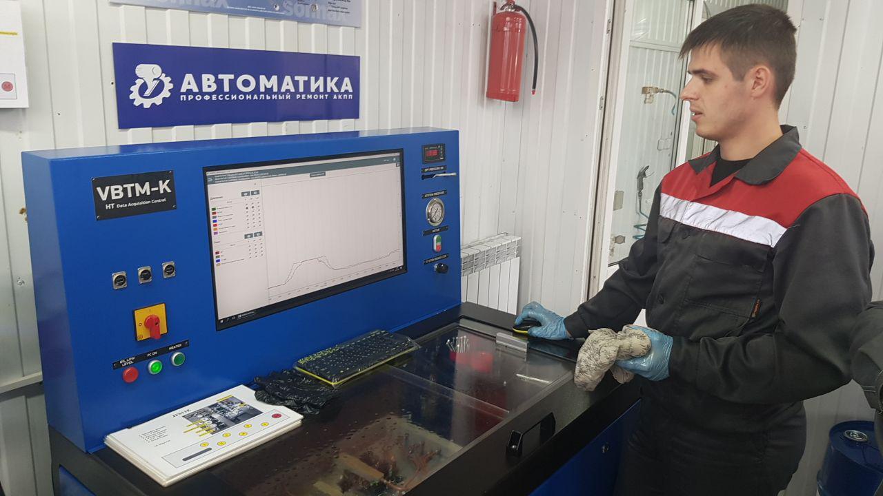 Работа диагностического стенда VBTM-K от компании KINERGO